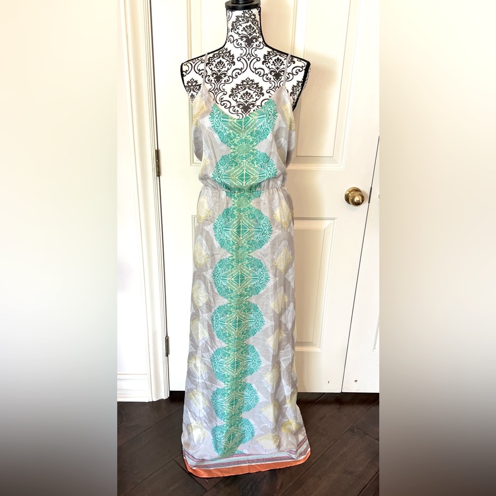 Silk maxi dress